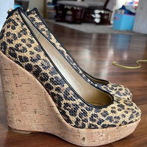 Stuart Weitzman Cork Wedges size 8 M.